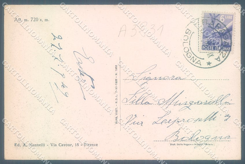 Bologna Baragazza Santuario Boccadirio cartolina JK1191 – retro