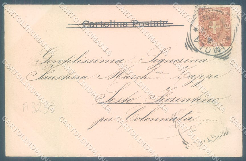 Bologna Imola Mercato delle Erbe cartolina JK1192 – retro