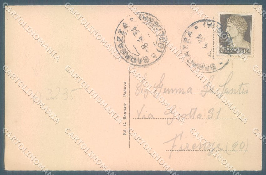 Bologna Baragazza Santuario Boccadirio cartolina JK1193 – retro