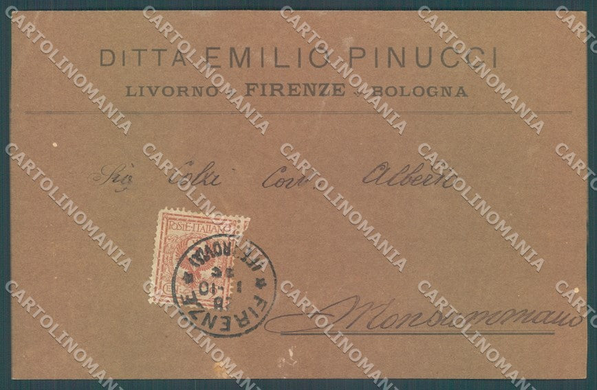 Bologna Città Livorno Firenze cartolina commerciale JK1196 – fronte