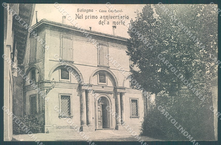 Bologna Città Casa Carducci cartolina JK1200 – fronte
