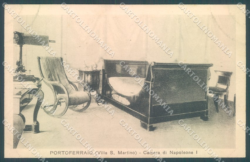 Livorno Elba Portoferraio S. Martino Camera di Napoleone I cartolina JK1206 – fronte