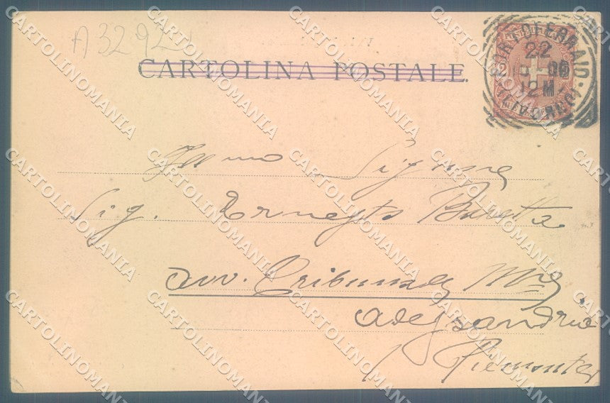 Livorno Elba Portoferraio Villa Napoleonica cartolina JK1210 – retro