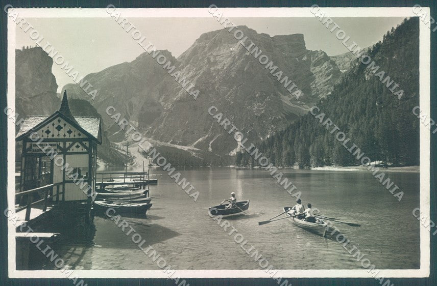 Bolzano Lago di Braies Dolomiti Amonn 33075 Foto cartolina JK1222 – fronte