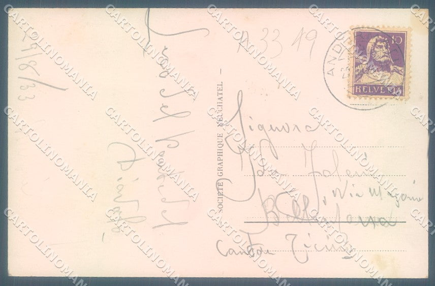 Svizzera Swiss Canton Uri Andermatt Teufelsbrucke Foto cartolina JK1224 – retro