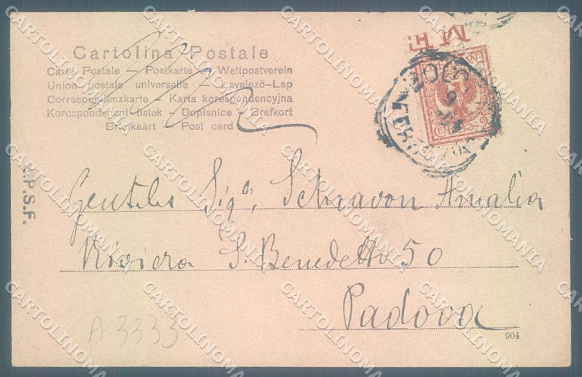 Bologna Città Chiesa Santo Sepolcro saluto da cartolina JK1230 – retro