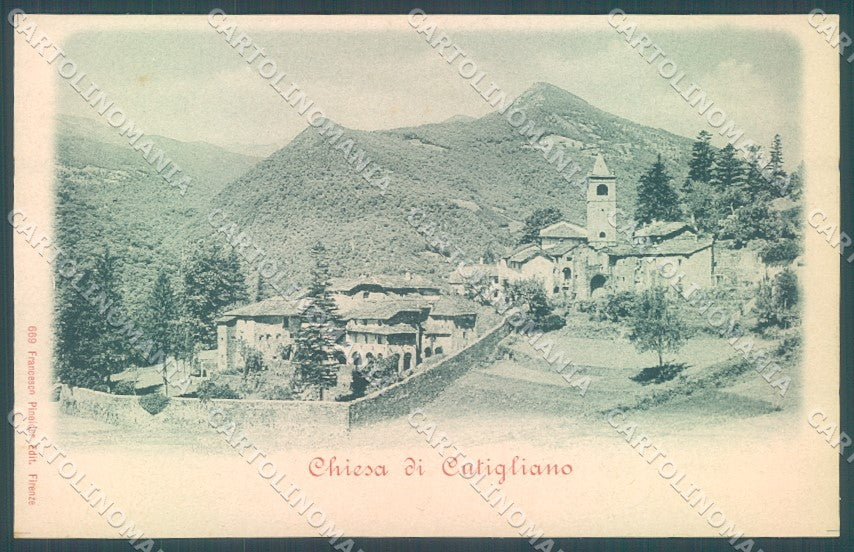 Pistoia Cutigliano Chiesa Pineider 669 cartolina JK1234 – fronte