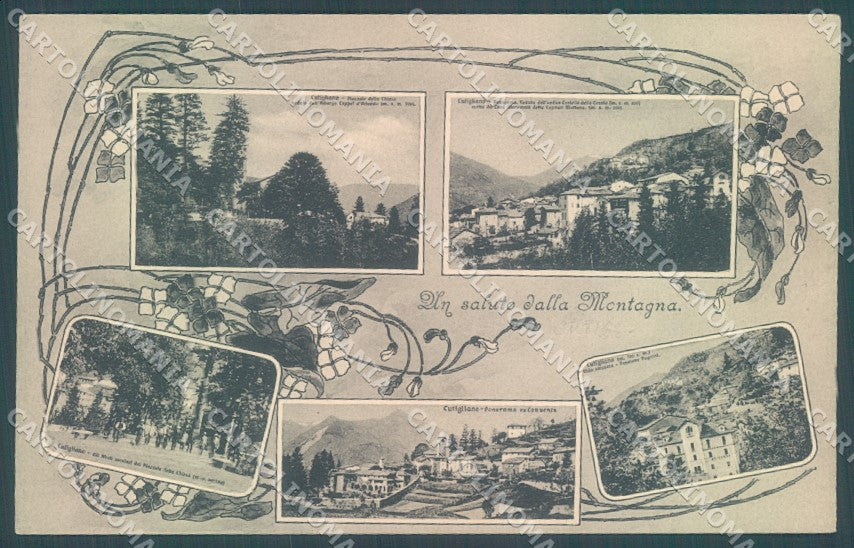 Pistoia Cutigliano Chiesa saluto da cartolina JK1235 – fronte