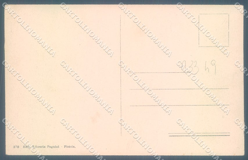 Pistoia Cutigliano Chiesa saluto da cartolina JK1235 – retro