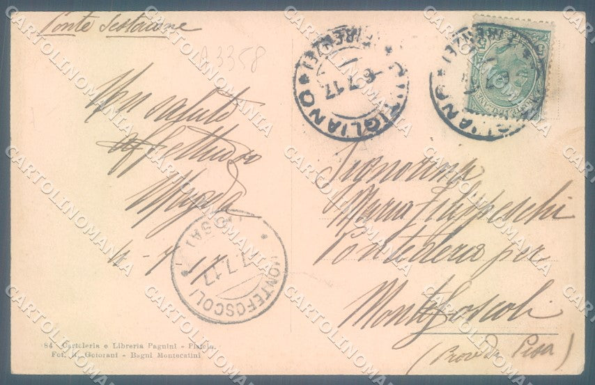 Pistoia Cutigliano cartolina JK1240 – retro