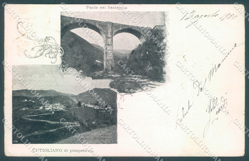Pistoia Cutigliano Ponte sul Sestajone PIEGA cartolina JK1241 – fronte