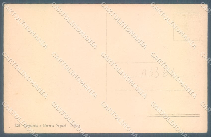 Pistoia Cutigliano Chiesa saluto da cartolina JK1242 – retro