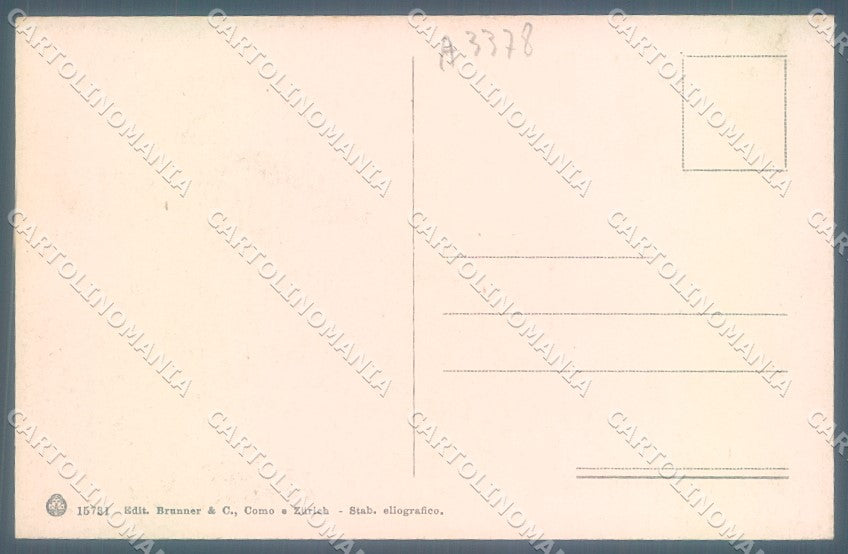 Pistoia Valdinievole Cozzile Castello Brunner 15731 cartolina JK1248 – retro
