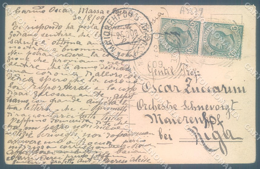 Pistoia Valdinievole Cozzile Castello saluti da ABRASA cartolina JK1249 – retro