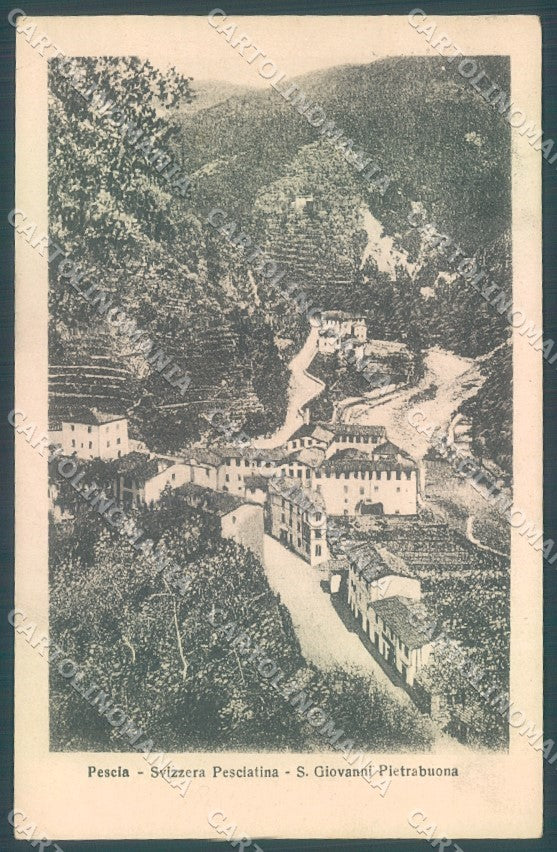 Pistoia Pescia San Giovanni Pietrabuona cartolina JK1254 – fronte