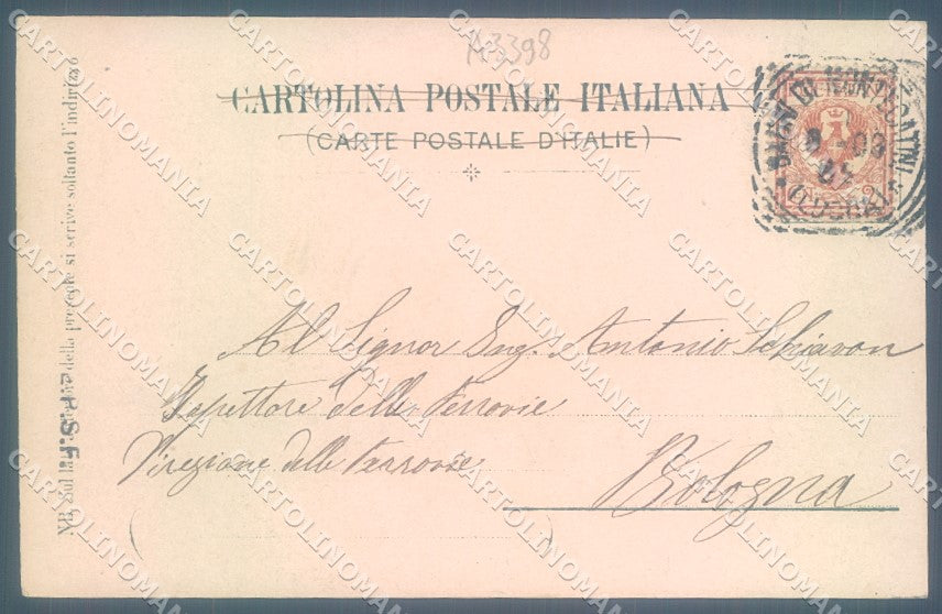 Pistoia Montecatini Viale Giuseppe Verdi cartolina JK1258 – retro