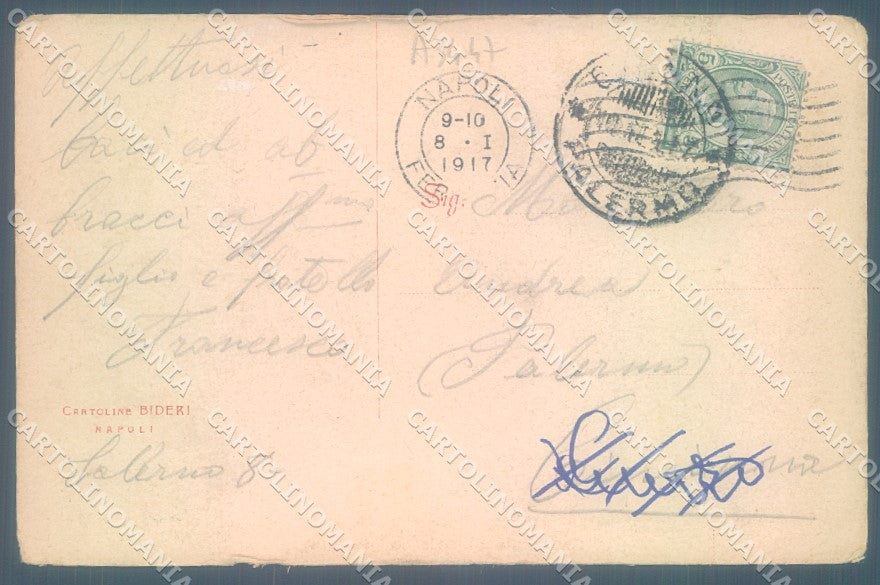 Salerno Città Pulpito Cattedrale ABRASA cartolina JK1275 – retro