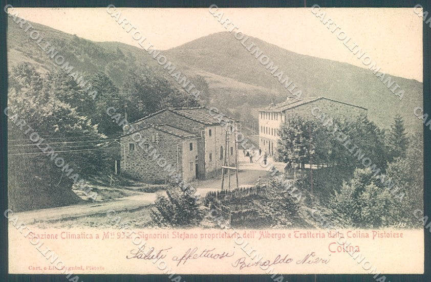 Pistoia Città La Collina Pistoiese Albergo Trattoria cartolina JK1280 – fronte