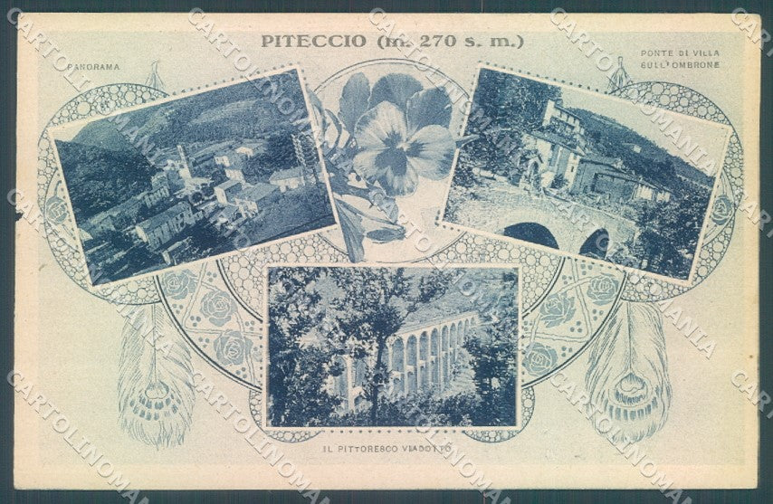 Pistoia Piteccio Viadotto Ponte di Villa cartolina JK1281 – fronte