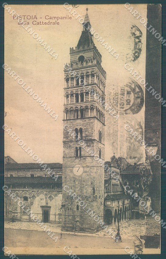 Pistoia Città Campanile Cattedrale cartolina JK1284 – fronte