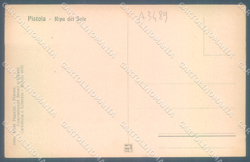 Pistoia Città Campanile Cattedrale Modiano 6285 cartolina JK1287 – retro