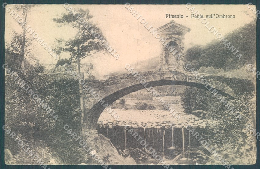 Pistoia Piteccio Ponte sull'Ombrone Alterocca 12886 cartolina JK1289 – fronte