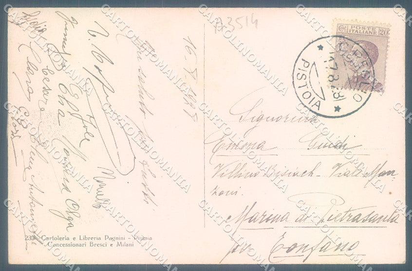 Pistoia Cireglio Chiesa cartolina JK1300 – retro