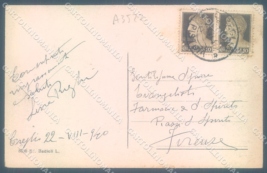 Pistoia Cireglio cartolina JK1306 – retro