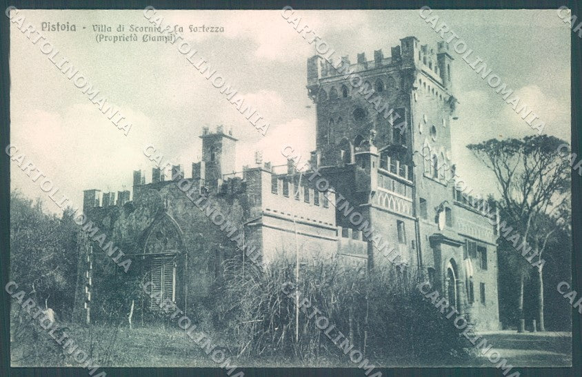 Pistoia Città Villa di Scornio Fortezza Brunner cartolina JK1312 – fronte