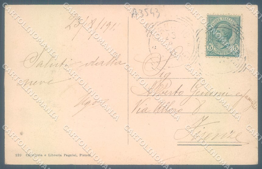 Pistoia Cireglio Chiesa cartolina JK1318 – retro