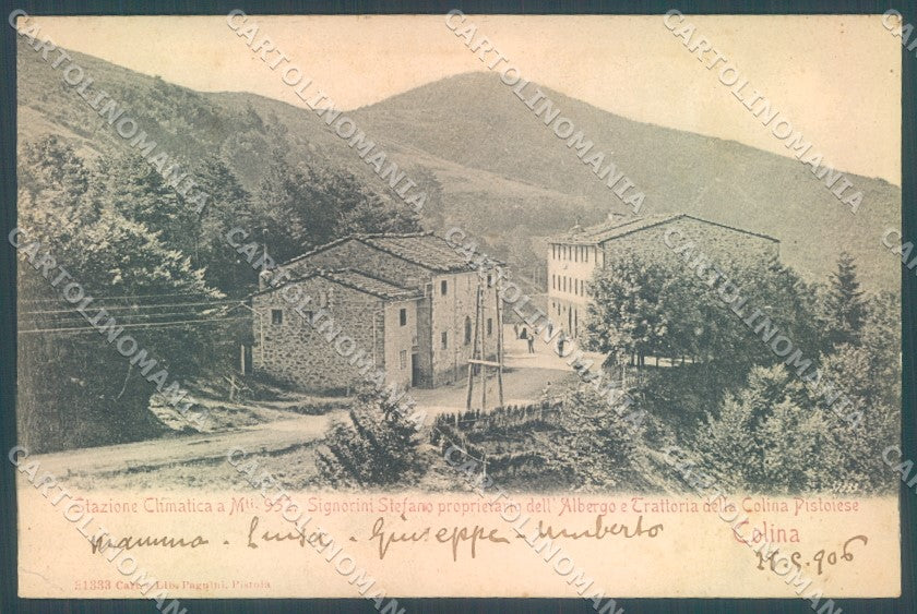 Pistoia Città Collina Albergo Trattoria cartolina JK1323 – fronte