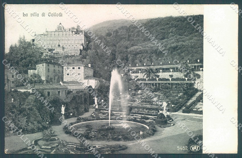 Pistoia Collodi Villa Giardini Fontana Alterocca 5452 cartolina JK1328 – fronte