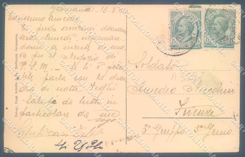 Pistoia San Marcello Pistoiese Gavinana PIEGHINA cartolina JK1333 – retro