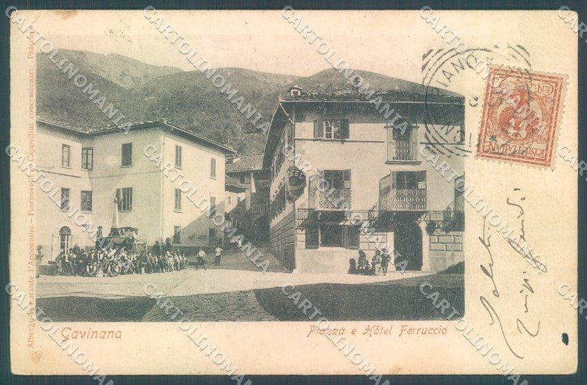 Pistoia San Marcello Pistoiese Gavinana Hotel Ferruccio FORO cartolina JK1336 – fronte