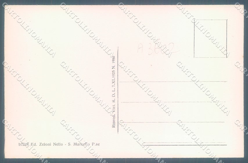 Pistoia San Marcello Pistoiese Via Nazionale cartolina JK1339 – retro