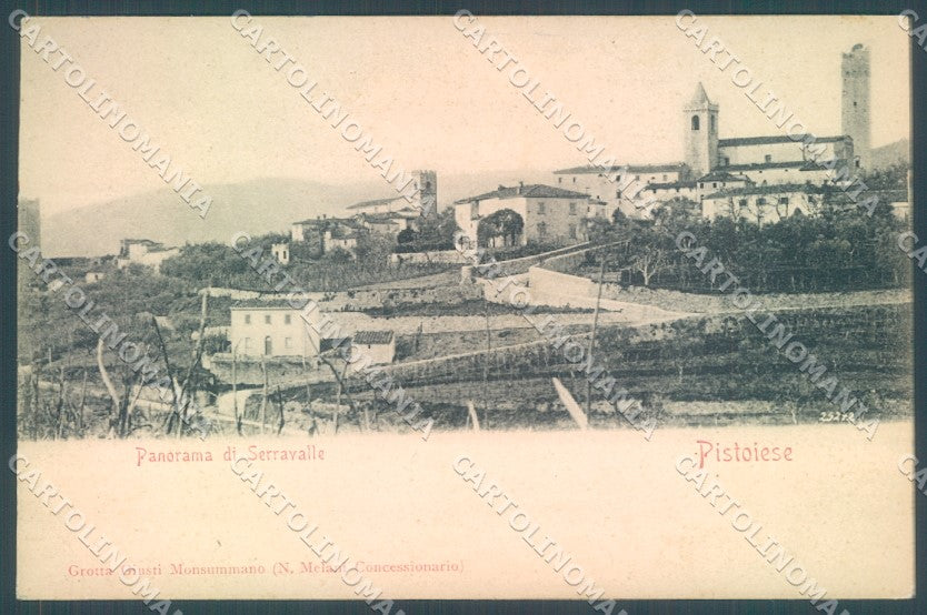 Pistoia Serravalle cartolinaJK1340 – fronte