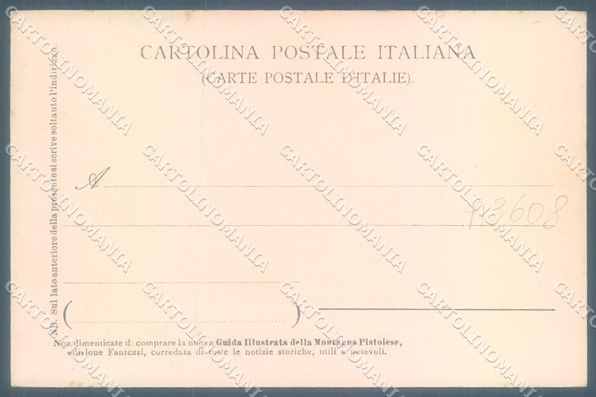 Pistoia San Marcello Pistoiese Gavinana Campanile Chiesa cartolina JK1342 – retro