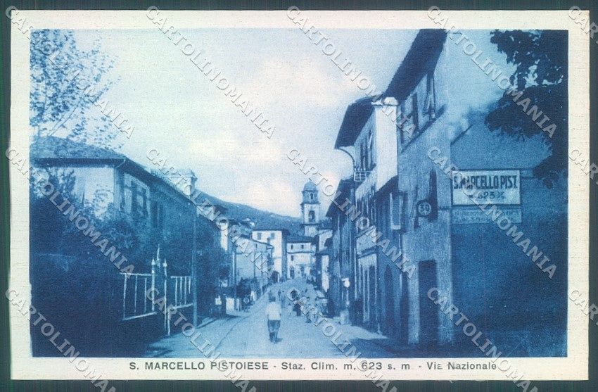 Pistoia San Marcello Pistoiese Via Nazionale cartolina JK1346 – fronte