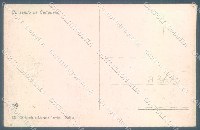 Pistoia Cutigliano Ponte a Sestaione cartolina JK1350 – retro