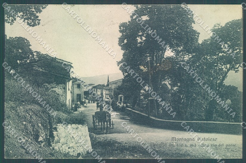 Pistoia Cireglio PIEGATA cartolina JK1354 – fronte