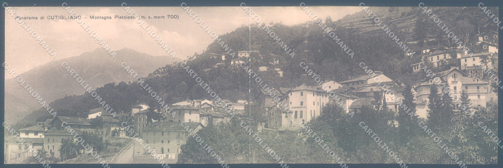 Pistoia Cutigliano Panoramica doppia cartolina JK1362 – retro