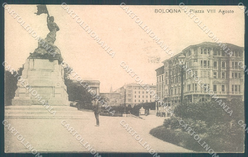 Bologna Città Piazza VIII Agosto Monumento cartolina JK1366 – fronte