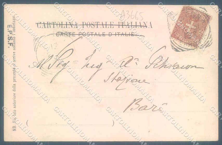 Bologna Città Castello Porta Saragozza cartolina JK1367 – retro