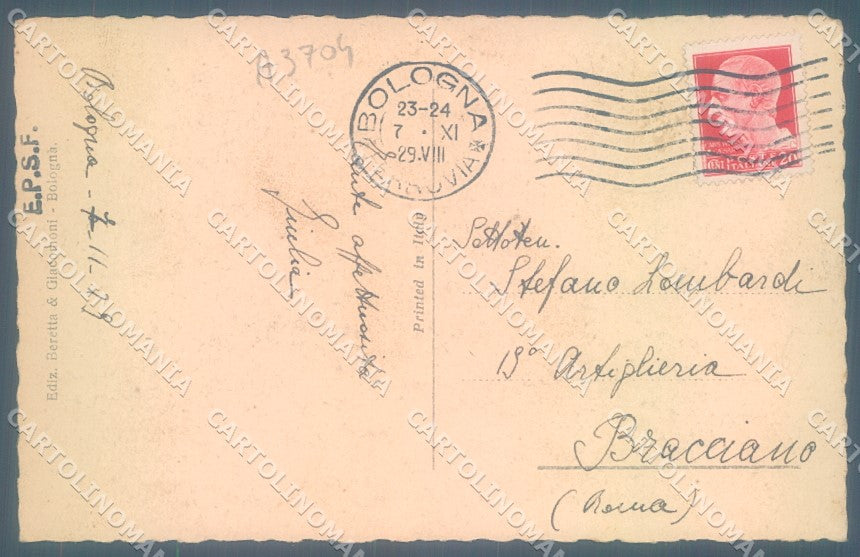 Bologna Città Chiesa Santo Stefano cartolina JK1381 – retro