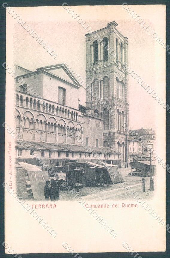 Ferrara Città Mercato Campanile Duomo Alterocca 2427 cartolina JK1389 – fronte