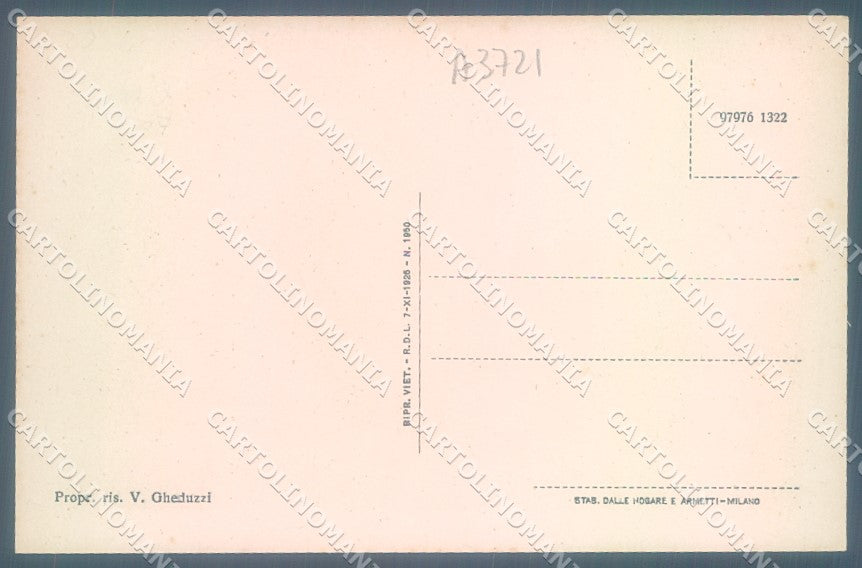 Bologna Castel di Serravalle Chiesa cartolina JK1391 – retro