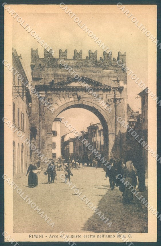 Rimini Città Arco Augusto cartolina JK1392 – fronte