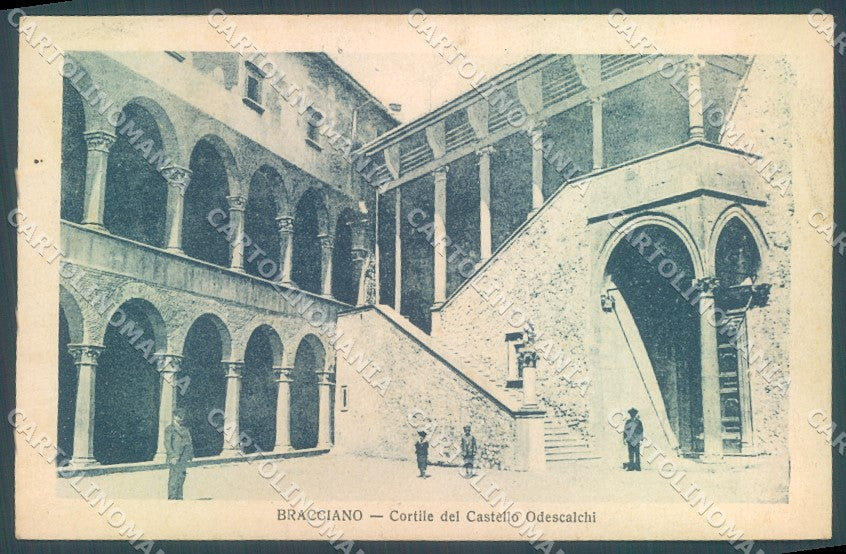 Roma Bracciano Cortile Castello Odescalchi cartolina JK1395 – fronte