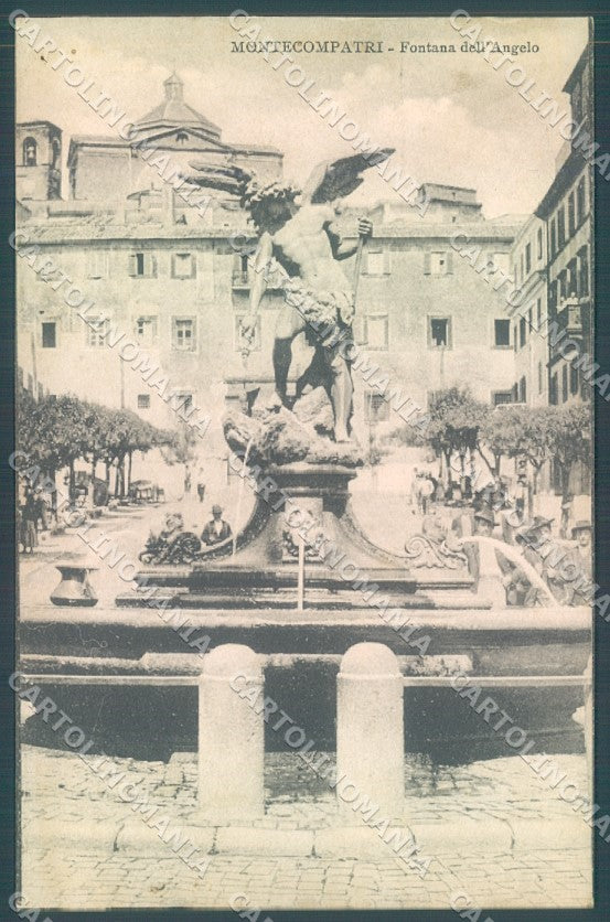 Roma Montecompatri Fontana dell'Angelo cartolina JK1397 – fronte