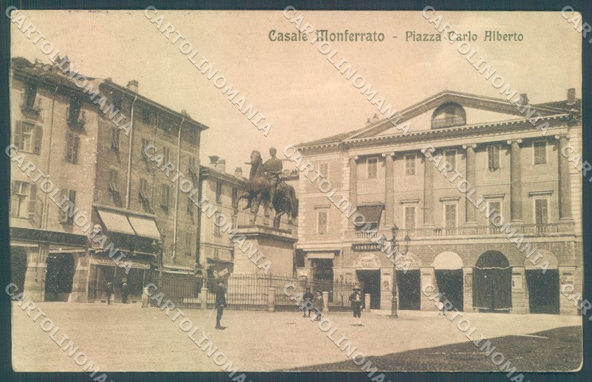Alessandria Casale Monferrato Piazza C. Alberto Modiano 65841 cartolina JK1398 – fronte